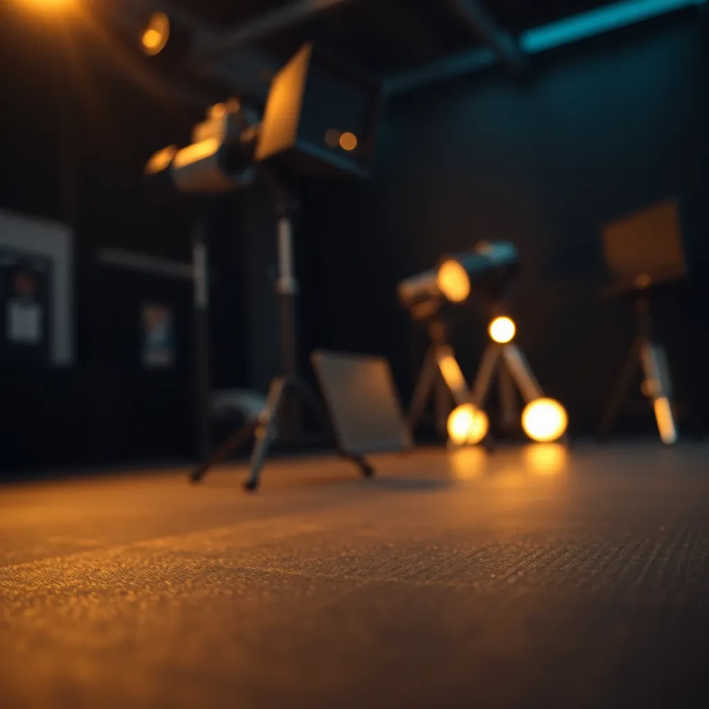 textura de estúdio desfocada